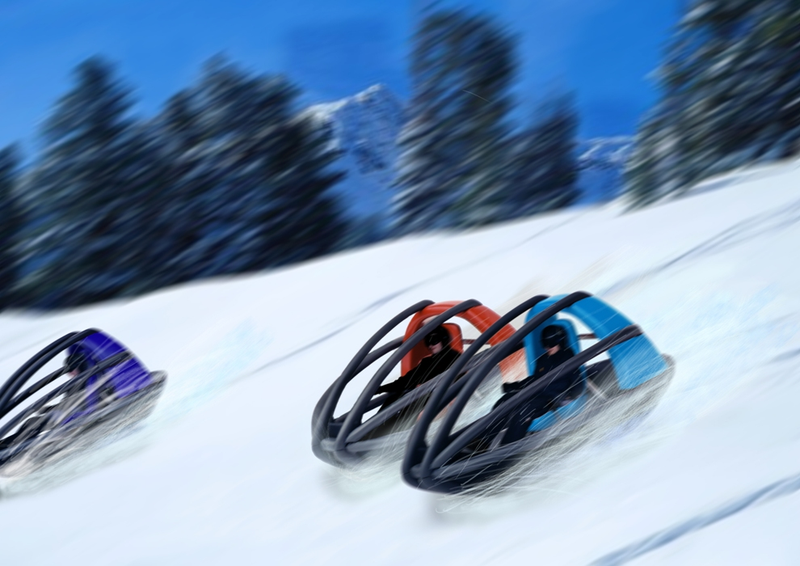 Illustration for article titled Best. Sled. Ever. These Badass Sleds Are Built for "Full-Contact Racing"